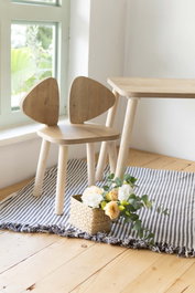 Hanah Home Mickey One Chair Set - Marrón
